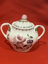 Spode Sugar Bowl Lidded / Handles Victoria Rose - Excellent Condition 1st