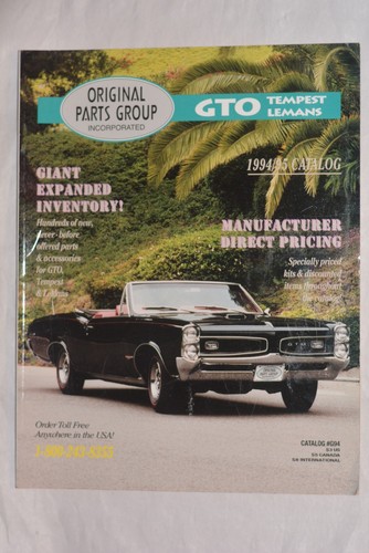Original parts group - group, gto