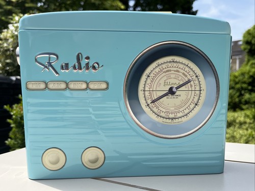 Retro aqua blue - blue, metal