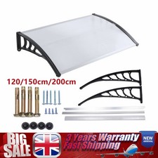 Door Canopy Awning Rain Shelter Front Back Porch Outdoor Shade Patio Roof Cover