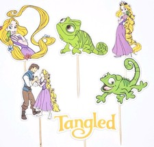Tangled cupcake toppers x6, Rapunzel, Very Cute