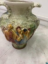 Large Majolica Style Ceramic