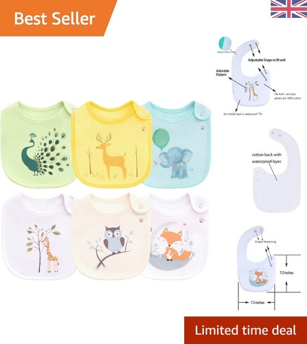 Multi design baby bibs - -, 6