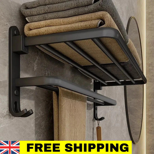 Double tier towel - double, holder