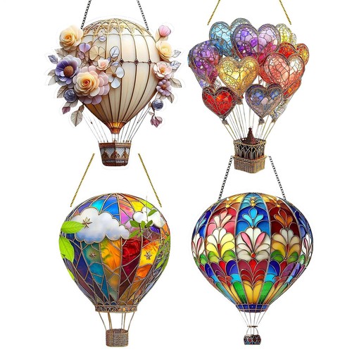 Hot air balloon solar string - solar,