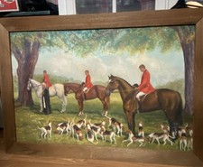Original “Fox Hunt” Oil