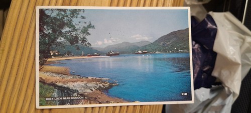 Vintage postcard holy loch - postcard,