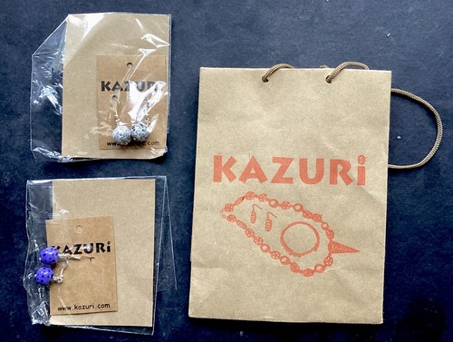 Kazuri earrings ceramic - kazuri,