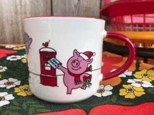 COLLECTABLE M&S MARKS & SPENCER CHRISTMAS PERCY PIG LIMITED EDITION MUG