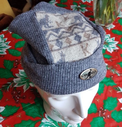 Vintage 90s kangol wool - wool, mix
