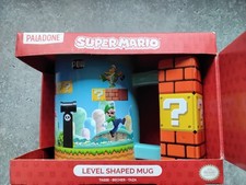 Paladone Nintendo Level Shaped Mug Super Mario Bros Official Merchandise