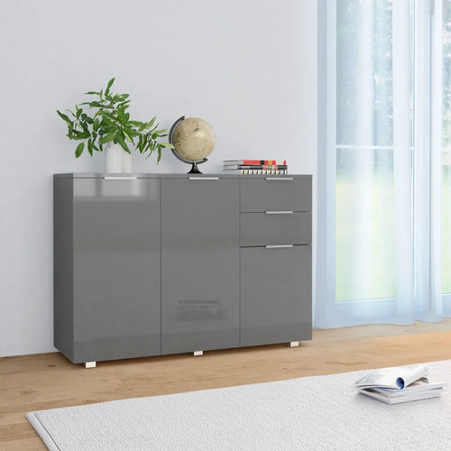 Walplus large grey gloss - large,