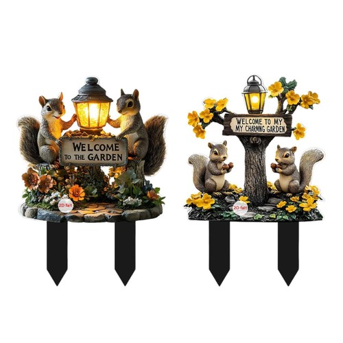 Squirrel decorative garden - squirrel,