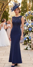 Lipsy VIP Navy Blue Maxi Dress