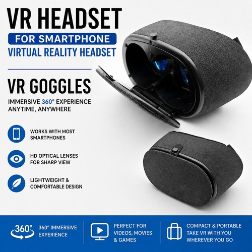Headset for smartphones - vr,