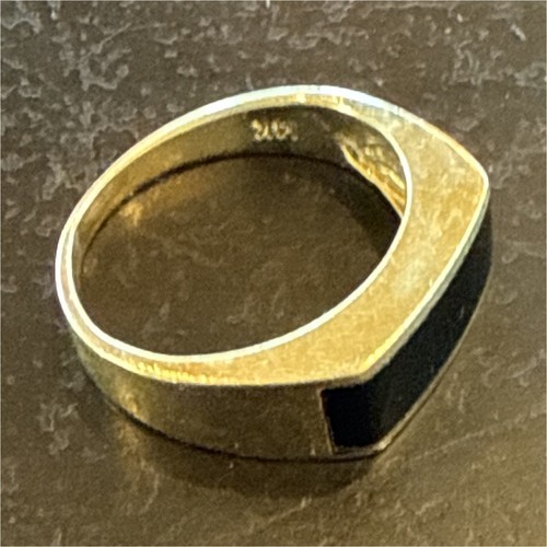 14k yellow gold black - 14k, onyx