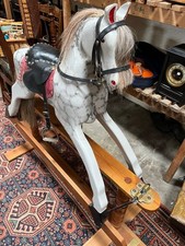 Antique Wooden Rocking Horse