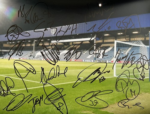 Qpr hand signed - 16x12, by