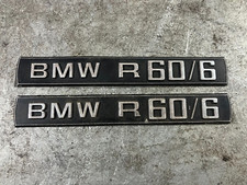 BMW R60/7 STARTER MOTOR COVER BADGES PAIR. BMW PART 1257534