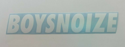 Boys noize logo die cut - boys,