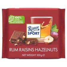 Ritter Sport Rum Raisins Yummy Chocolate Hamper Perfect For All Occasions