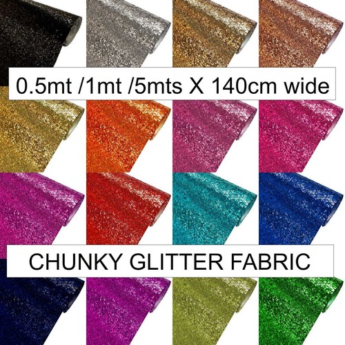 Chunky glitter fabric craft - chunky,