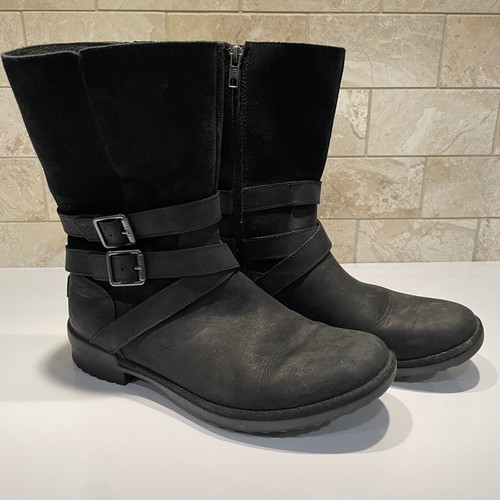 Ugg simmens black leather - simmens,