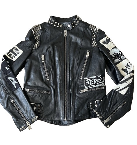 Diesel studded leather - diesel, jacket