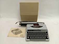 Silver Reed 250 Tabulator Typewriter Grey With Case Portable Spares & Repairs 
