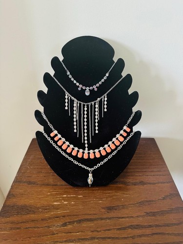 4pc costume jewellery necklace - costume,