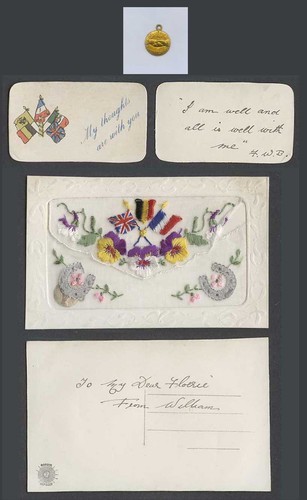 Ww1 silk embroidered - ww1,