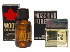 Miniature Aftershave Set Moschino Forever & Dsquared Wood For Men