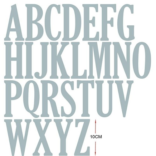 10cm single large big alphabet - 10cm,
