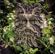 Stone garden acorn - garden,