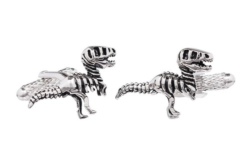 Dinosaur skeleton cufflinks - dinosaur,