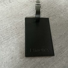 Rimowa Black Leather Luggage Travel Tag New Never Used