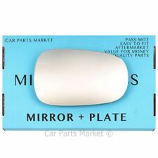 For Renault Clio mk2 94-08 Right Driver side wing mirror glass with plate