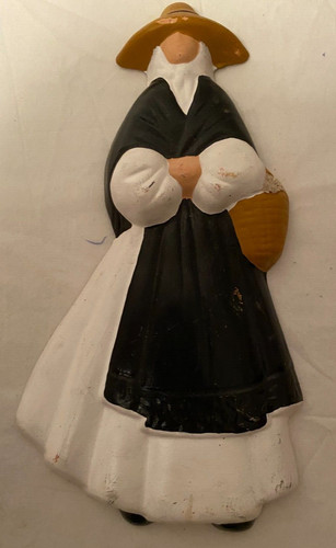 Hand made painted terracotta - painted,