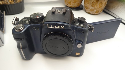Boxed blue panasonic lumix - blue, g1