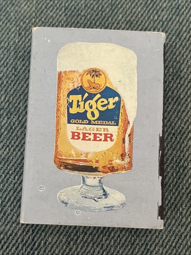 Vintage tiger beer matchbox - tiger,