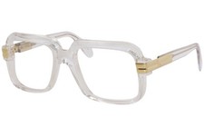 Cazal Eyeglasses MOD607 607 065 Crystal Clear/Gold Full Rim Optical Frame 56mm