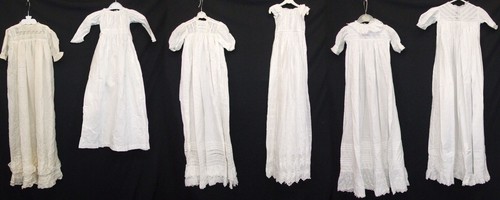 Lot antique christening - lot, 6