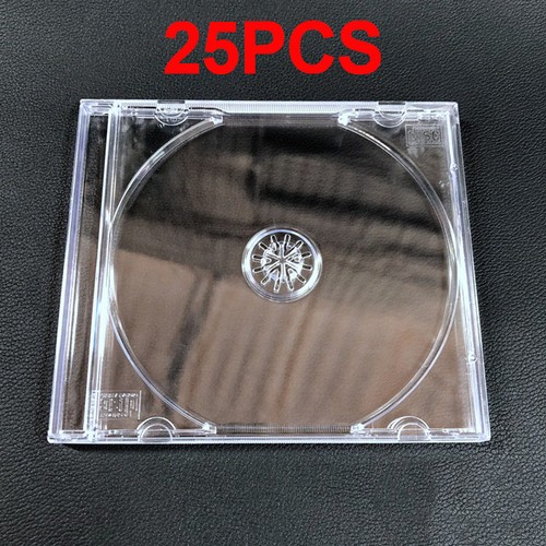 25pcs clear disc jewel - clear, cd