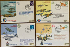 4 RAF Covers - WW2 Aircraft - Spitfire - Hurricane - Lancaster - Flying Fortress