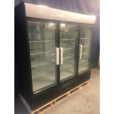 Big glass door shop freezer - glass,