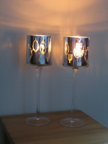 Tall cameo chandelier glass - cameo,