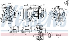 Genuine nissens compressor - genuine,
