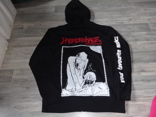 Haemorrhage zipper hoodie - haemorrhage,