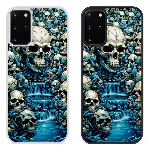 Skull waterfall phone case - skull,