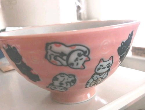 Cat design small rice bowl - cat,